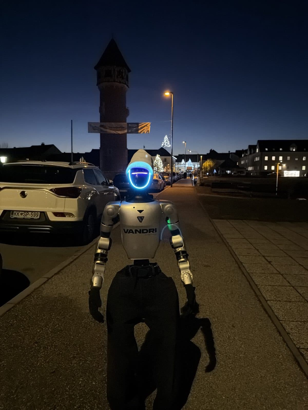 Robot in the town of Brežice