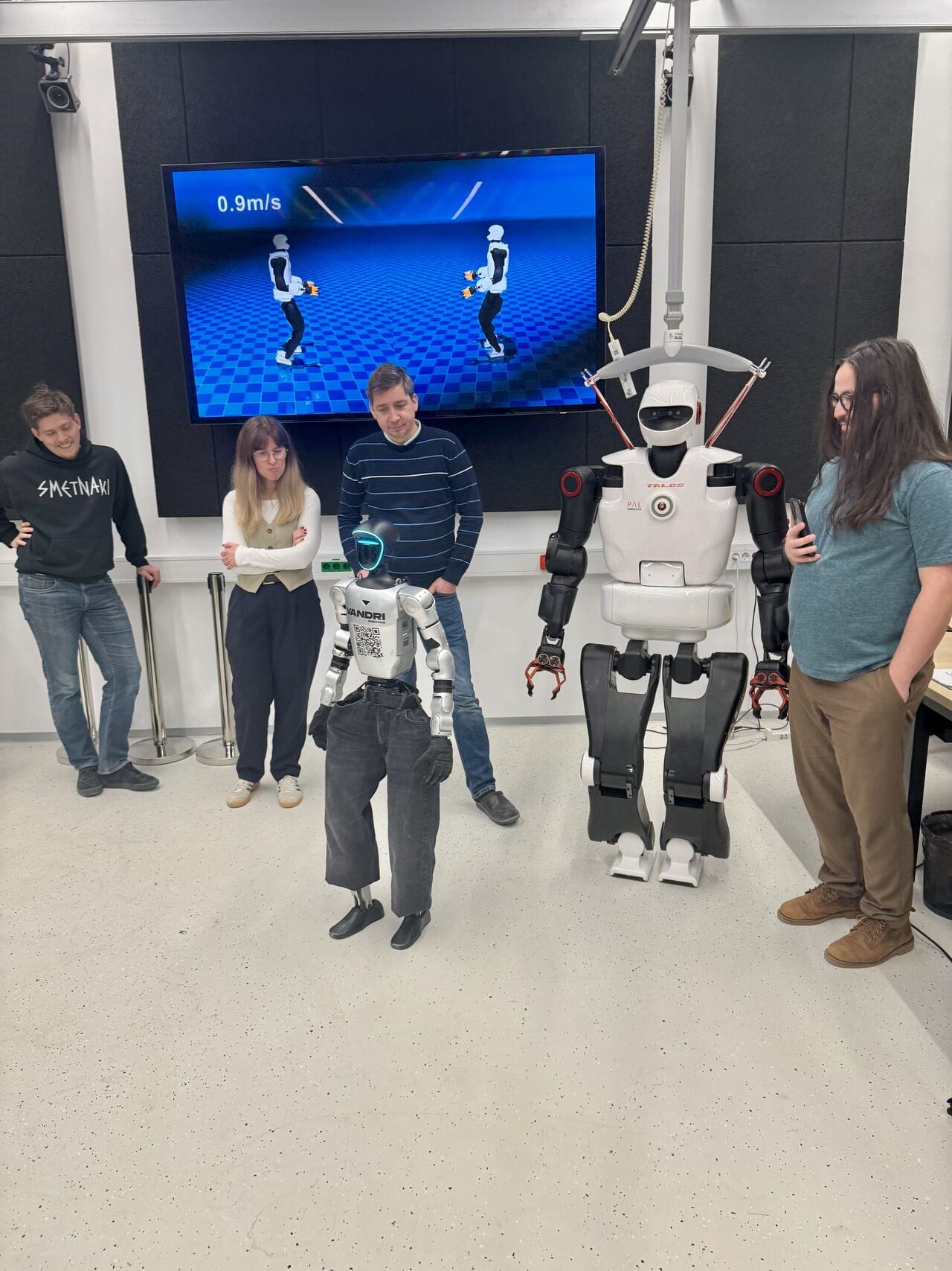 Talos humanoid robot demonstration at the Jožef Stefan Institute