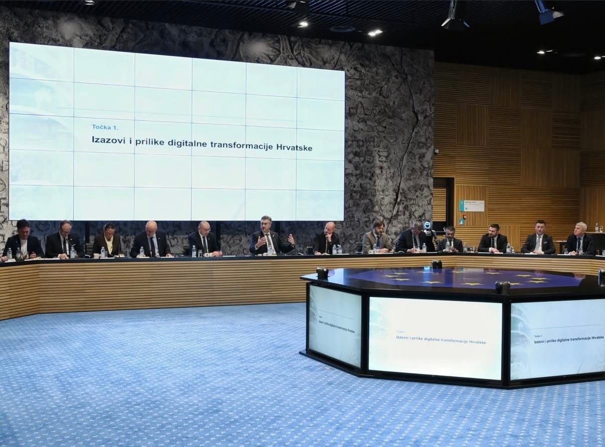 Session of the Croatian National Council for Digital Transformation in Zagreb